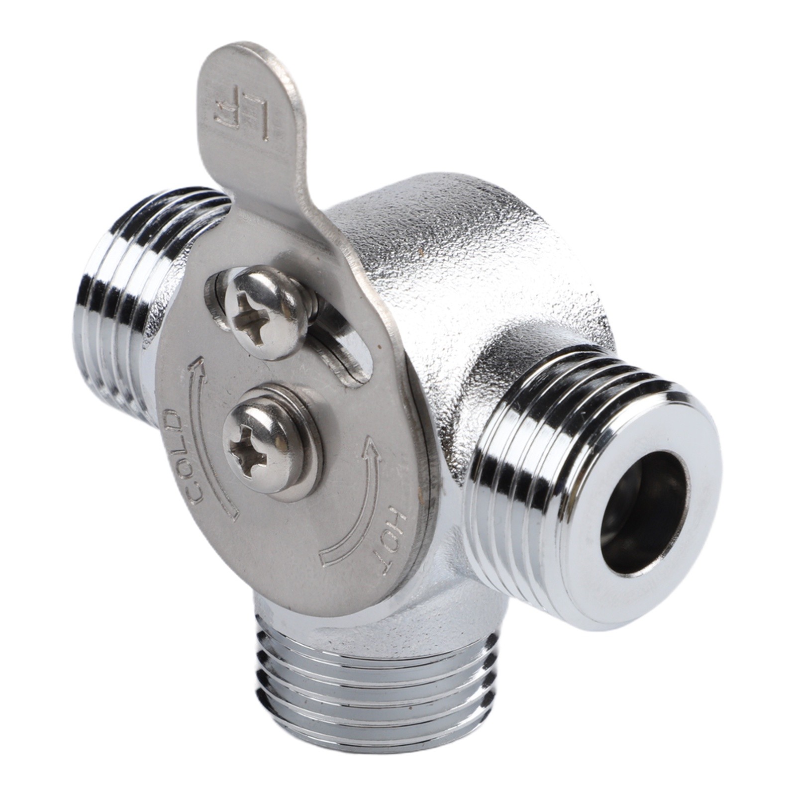Manual Mixing Valve Hot Cold Water 38 Inch Brass Valve For Kitchen And Bathroom - Produktbild 3