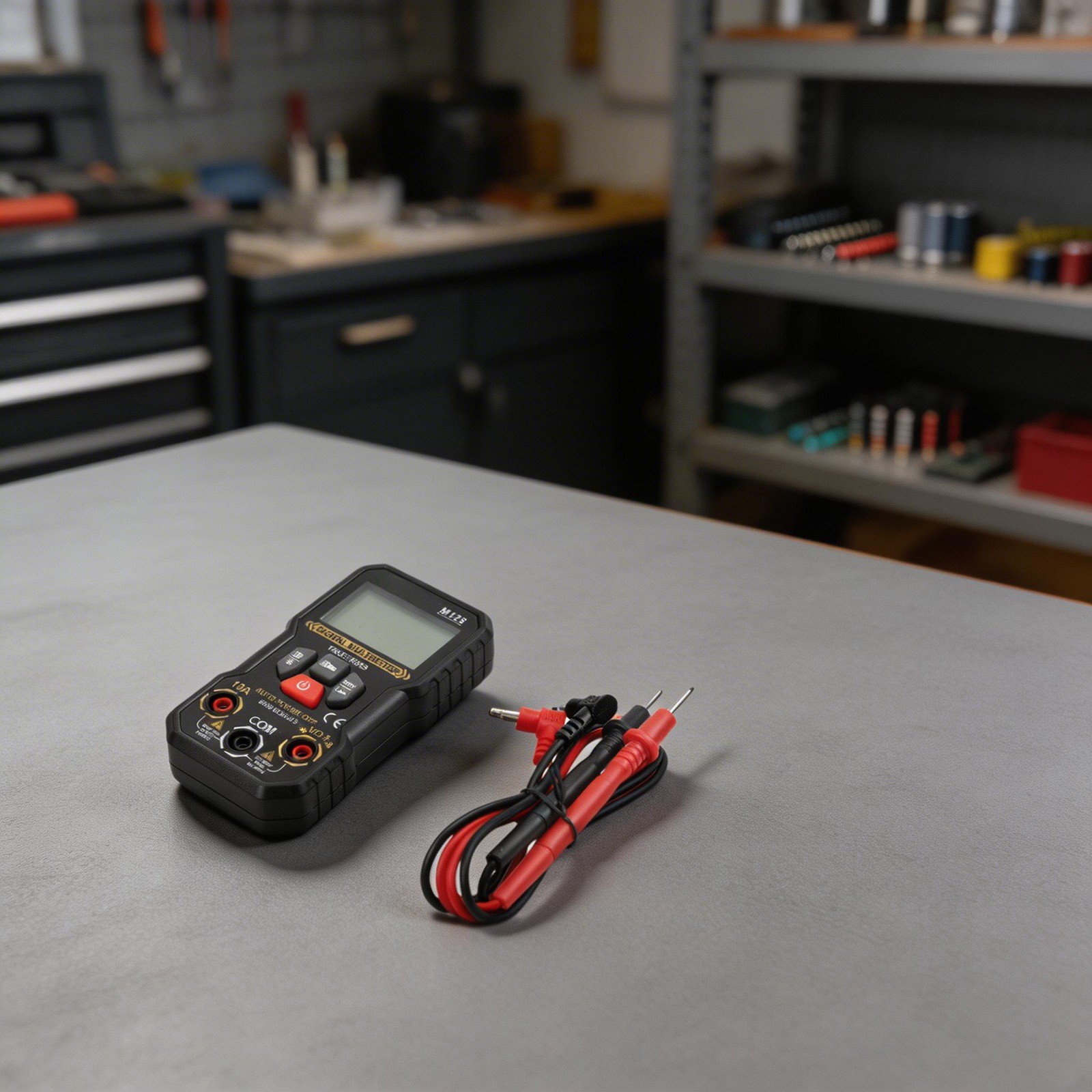 Auto Range Digital Multimeter Tester with Wire ID and Safety Voltage Detection