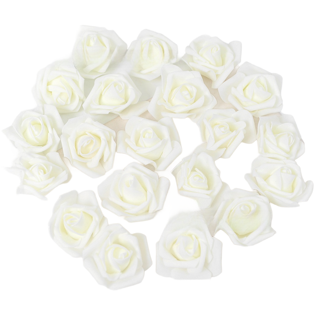 7cm Foam Rose Artificial Flowers for Wedding Arch Backdrop Party Home Craft DIY
