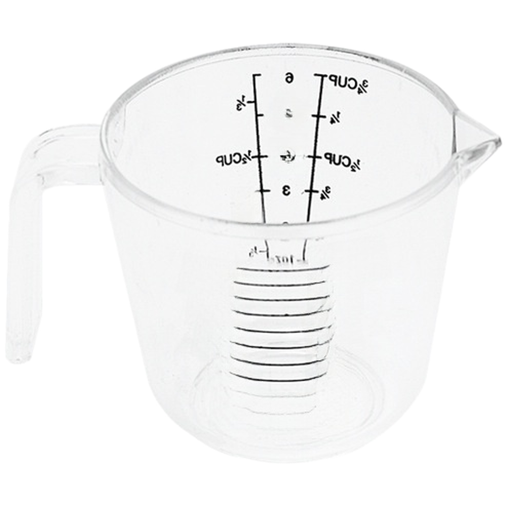 Plastic Measuring Cup Set 150 300 600 1000 ML with Smooth Triangular Spout