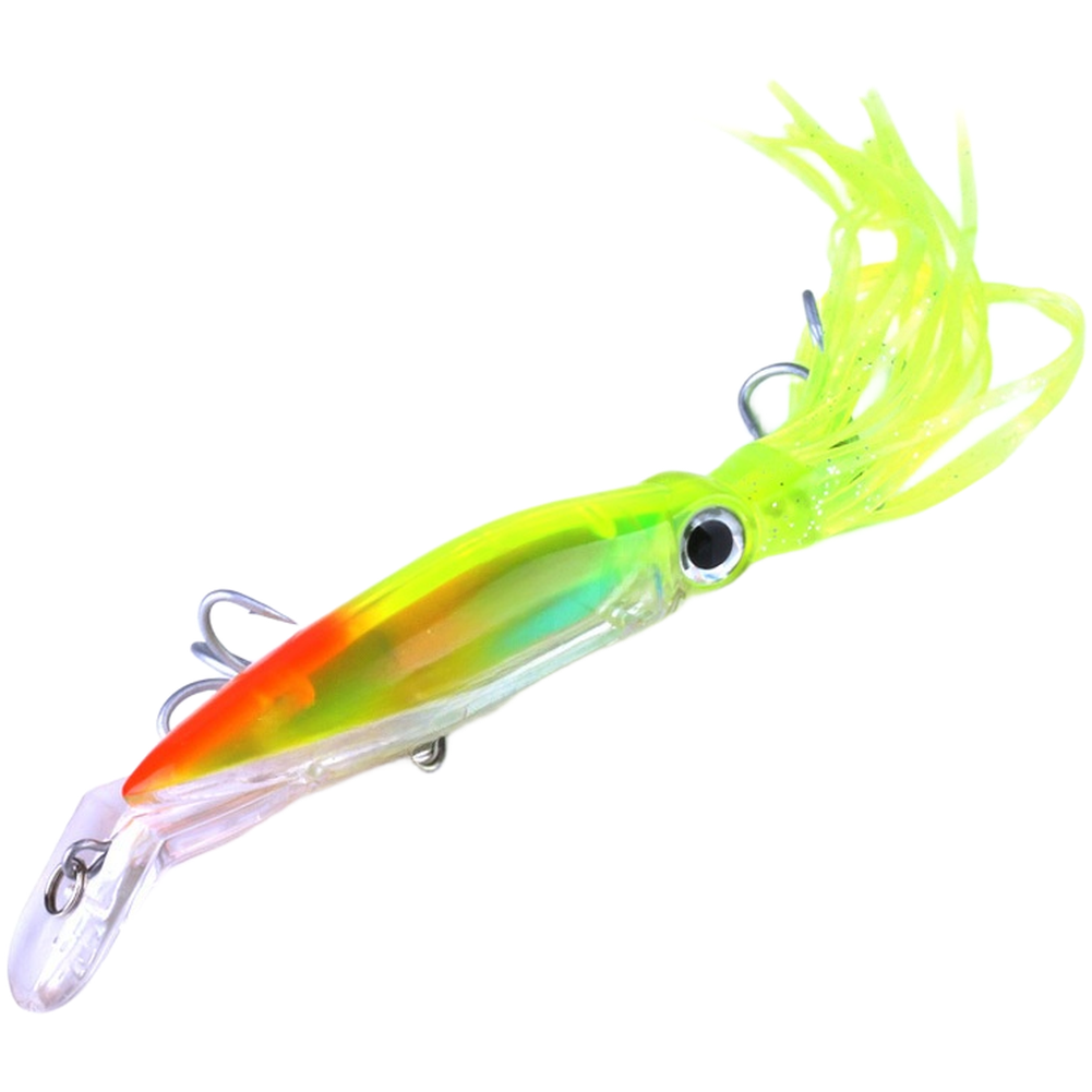 Octopus Shaped Fishing Bait 40g 14cm Plastic for Outdoor For Long Casting