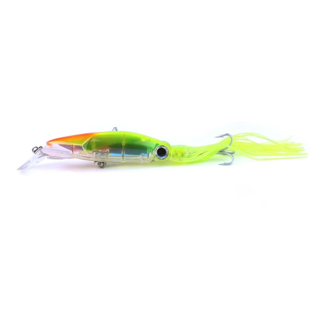 Octopus Shaped Fishing Bait 40g 14cm Plastic for Outdoor For Long Casting