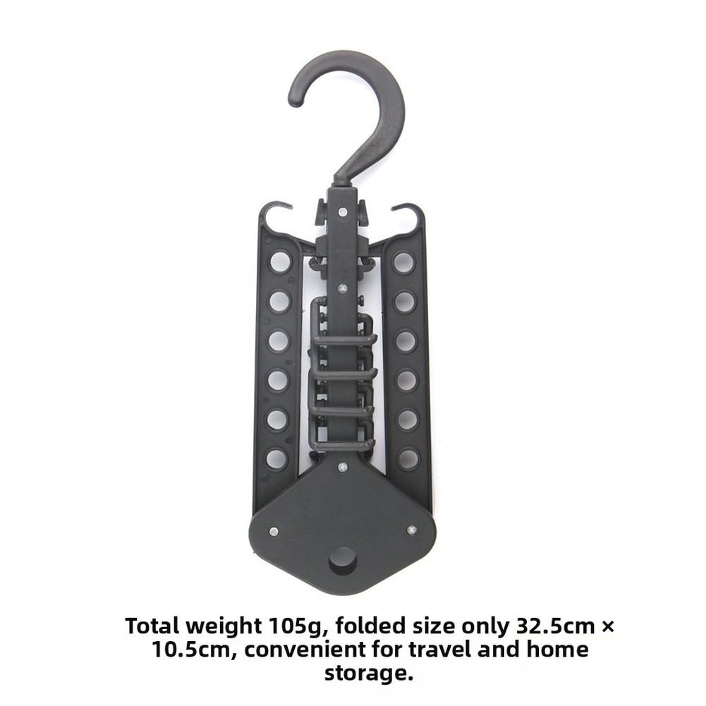 Foldable Scuba Gear Hanger for Dive Computer Flashlight and Accessories