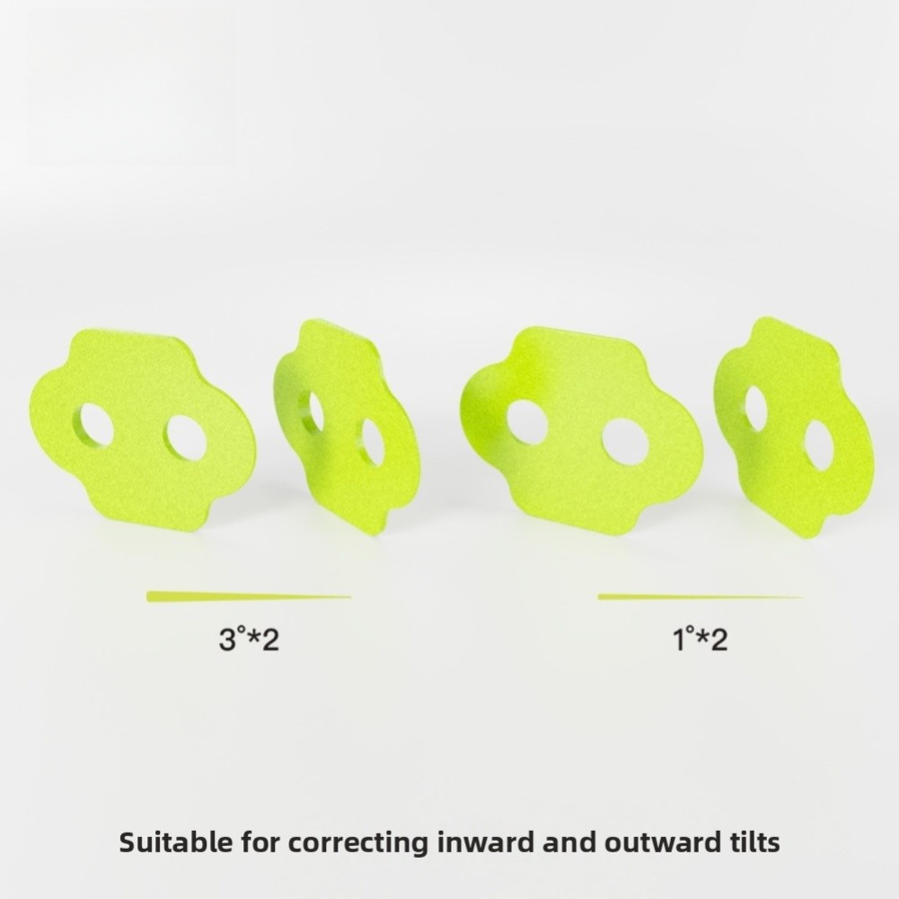 Mountain Biking Cleat Shims Angle Adjustment 2mm Pad Stackable Up To 6mm
