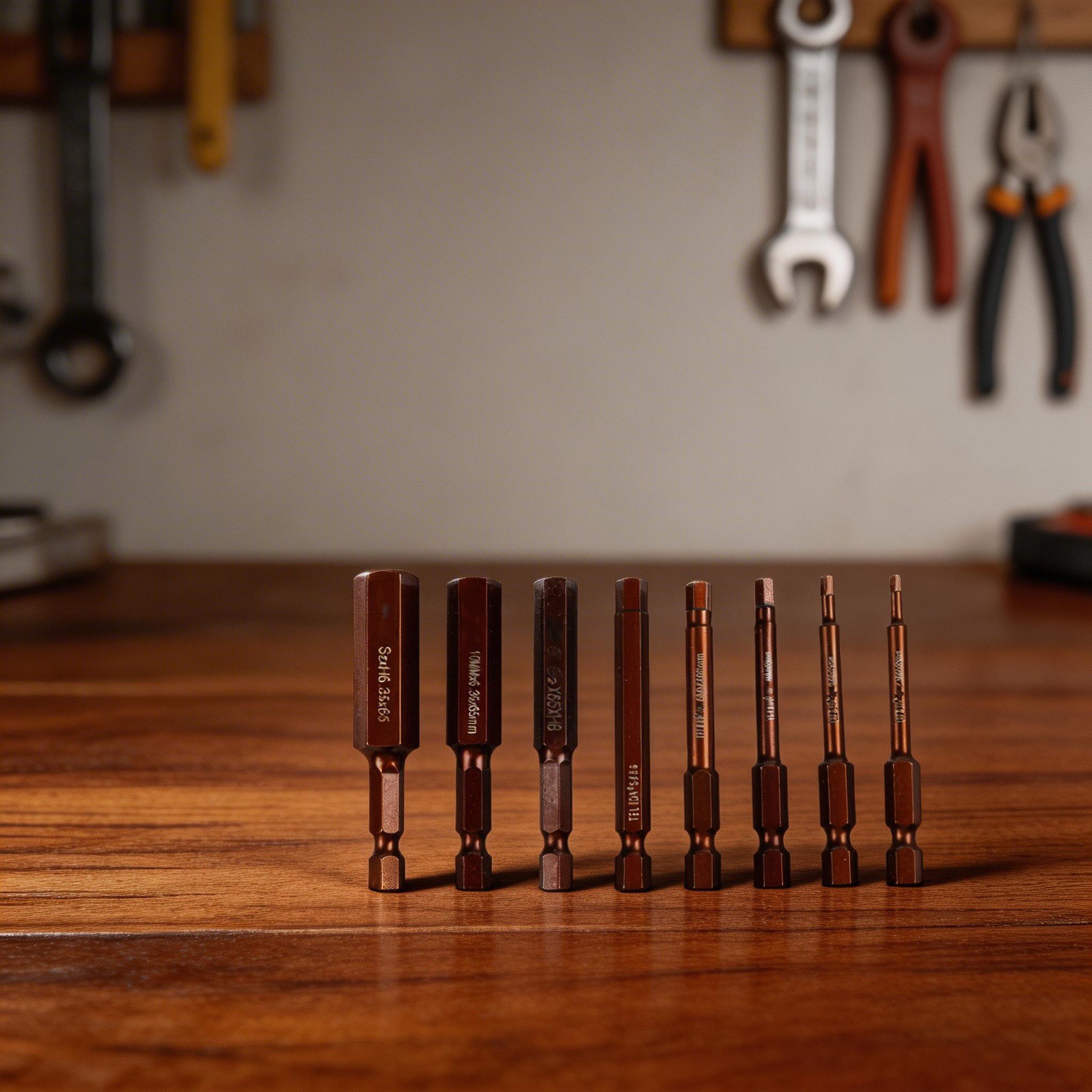 8pcs Magnetic Hex Screwdriver Bits Set for Cordless and Electric Tools