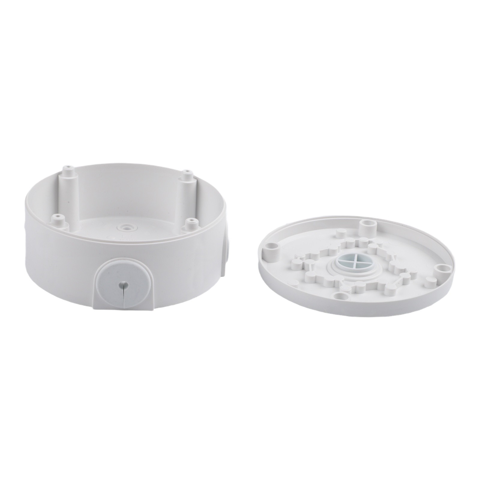 Waterproof Camera Junction Box 4 Pieces ABS Hemispherical Mounting Box