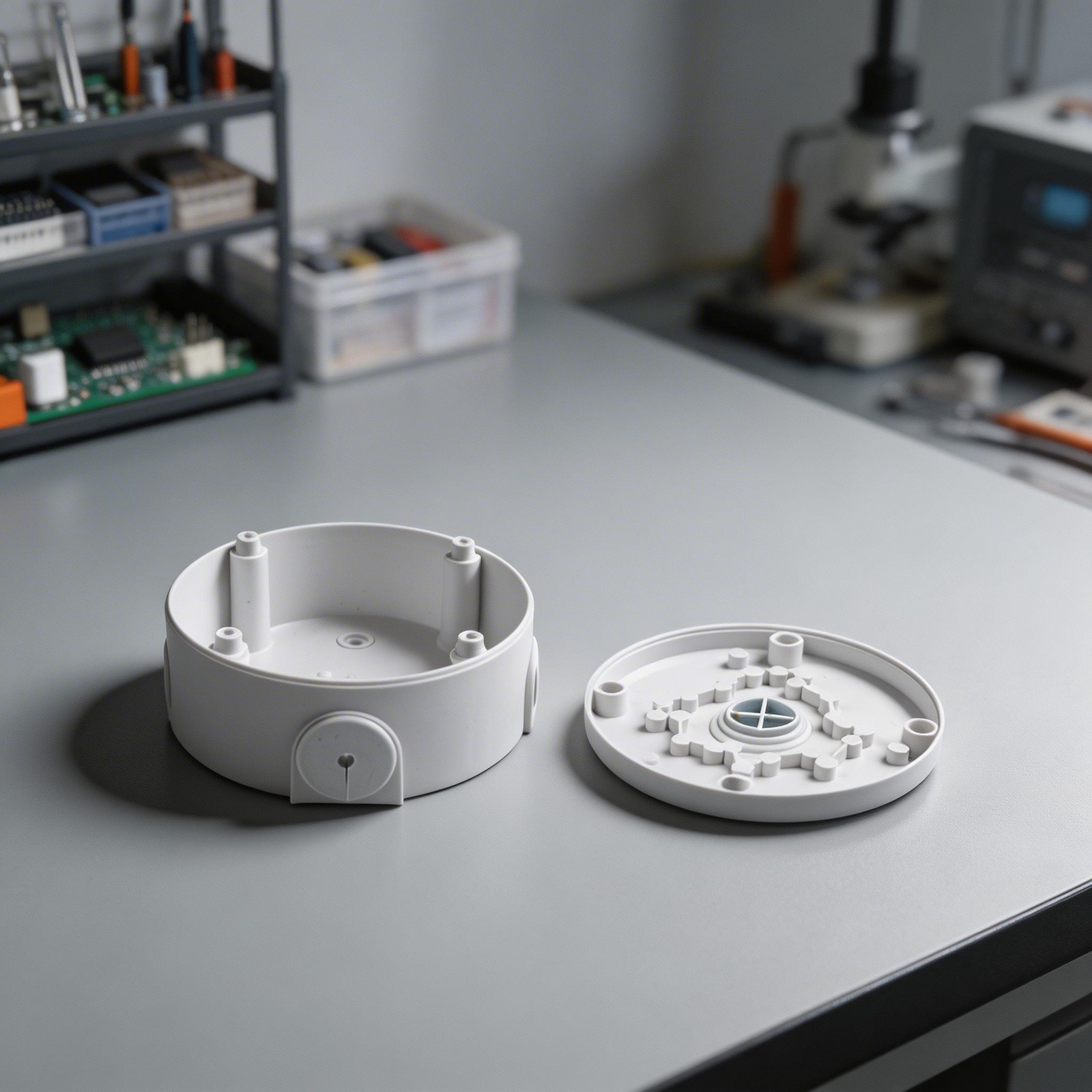 4 Pack Waterproof Camera Junction Box ABS Material for Cable Protection