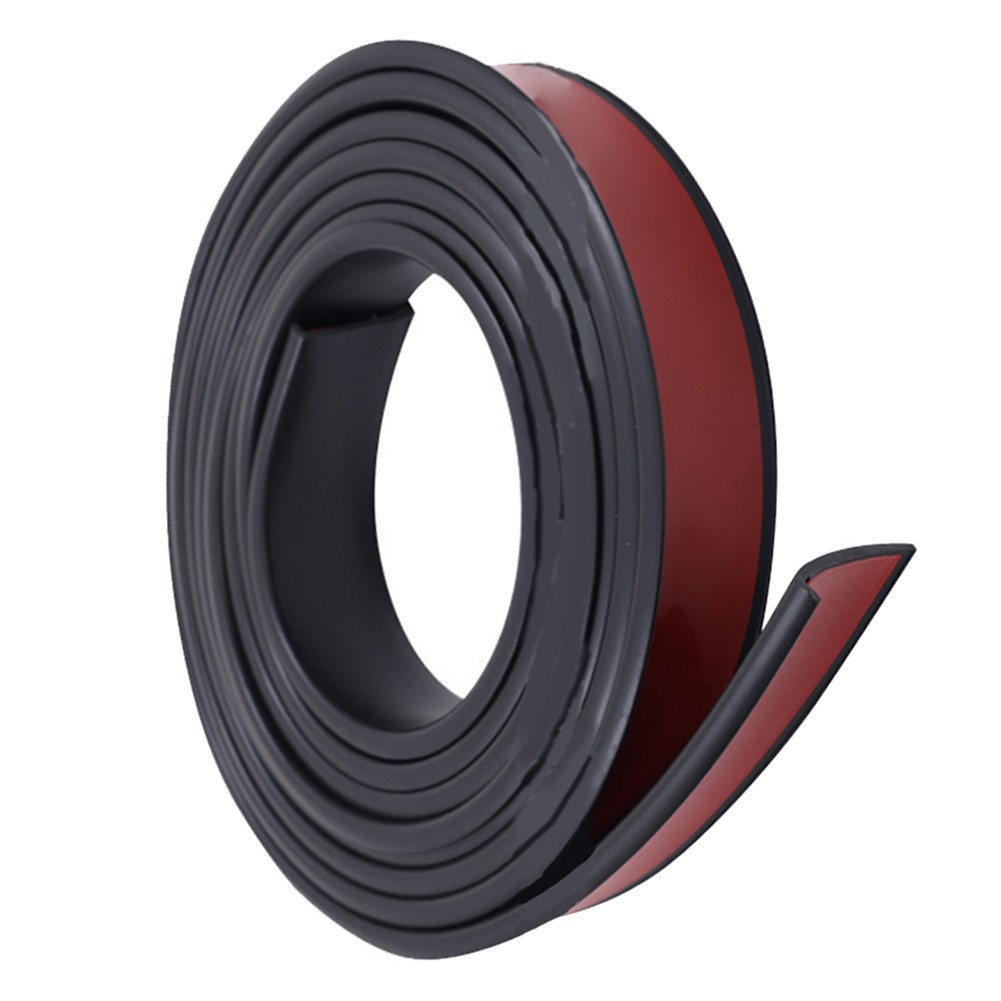 Black PVC Quarter Round Trim 3.0 Meter Roll Flexible Moisture UV Resistant