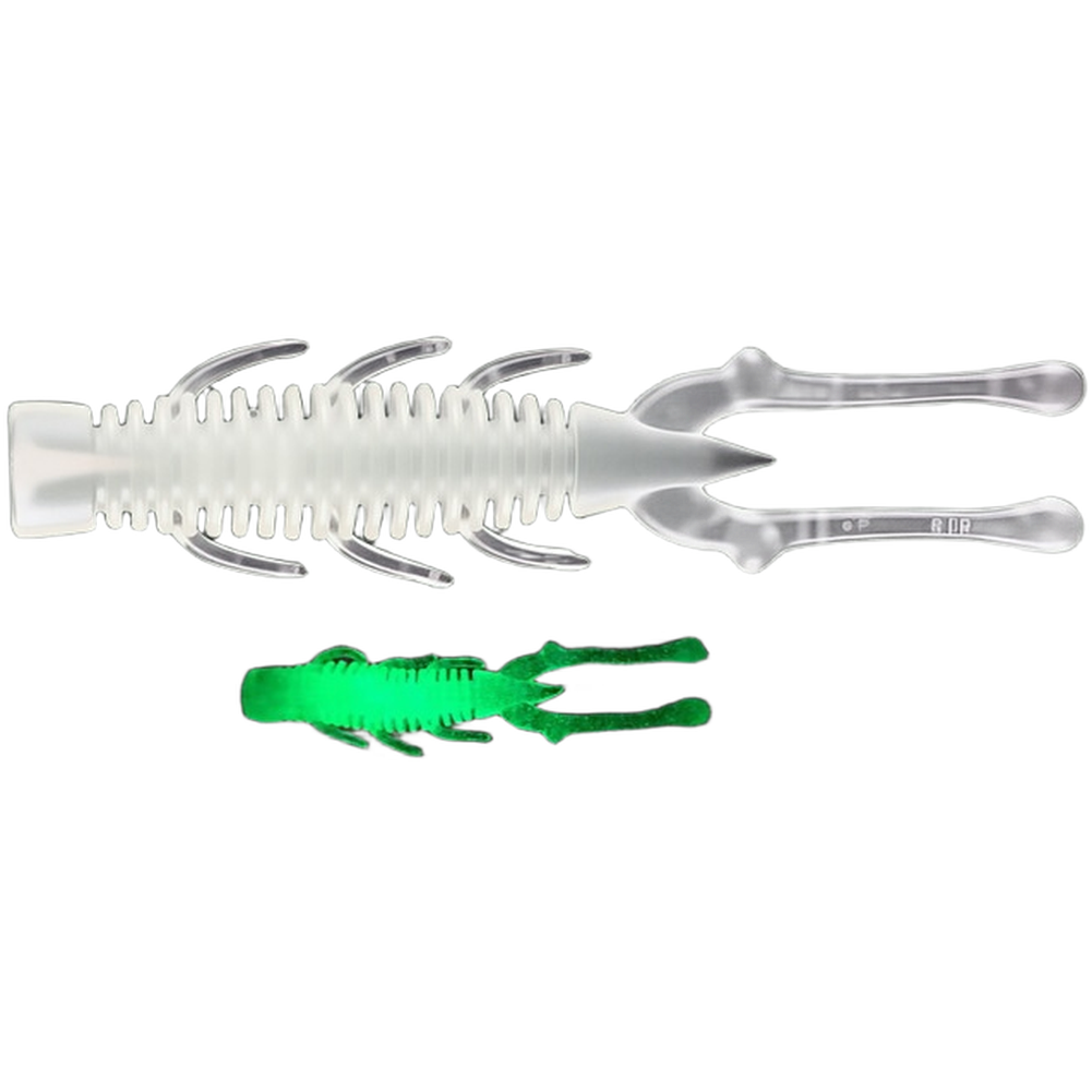 7.5cm Floating Shrimp Lure 2.5g TPE Soft Bait 10 pcs for Bass Perch Night Use