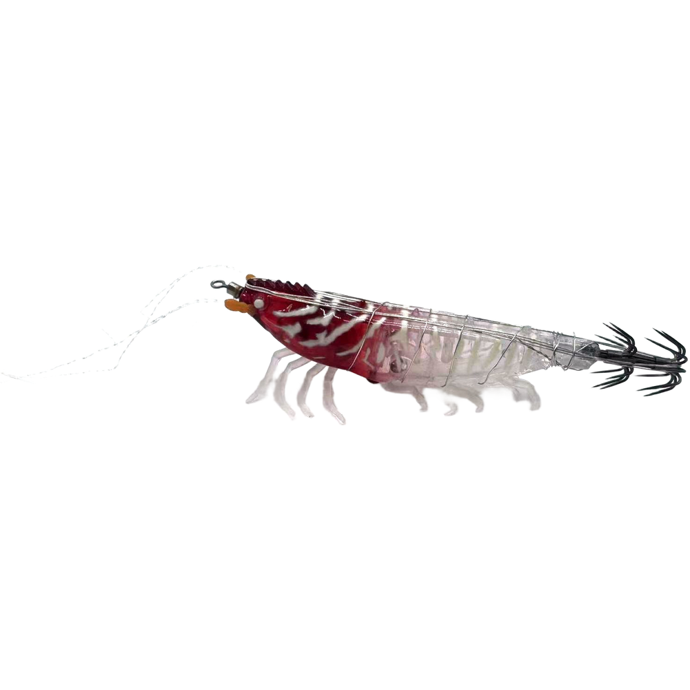 Japanese Black Nickel Hook 10.5cm Luminous Shrimp Bait for Sea Fishing