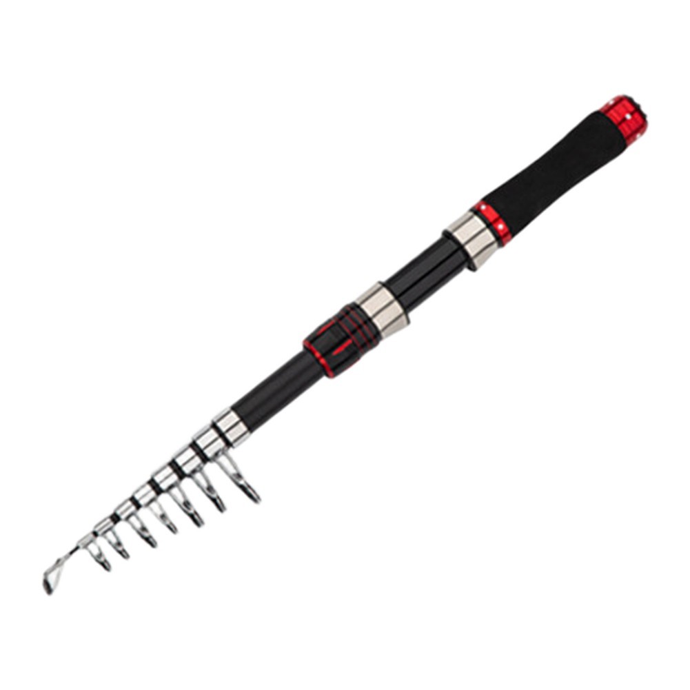 Carbon Telescopic Fishing Rod 1.6m 1.8m 2.1m M Power 36cm Collapsed Travel Rod