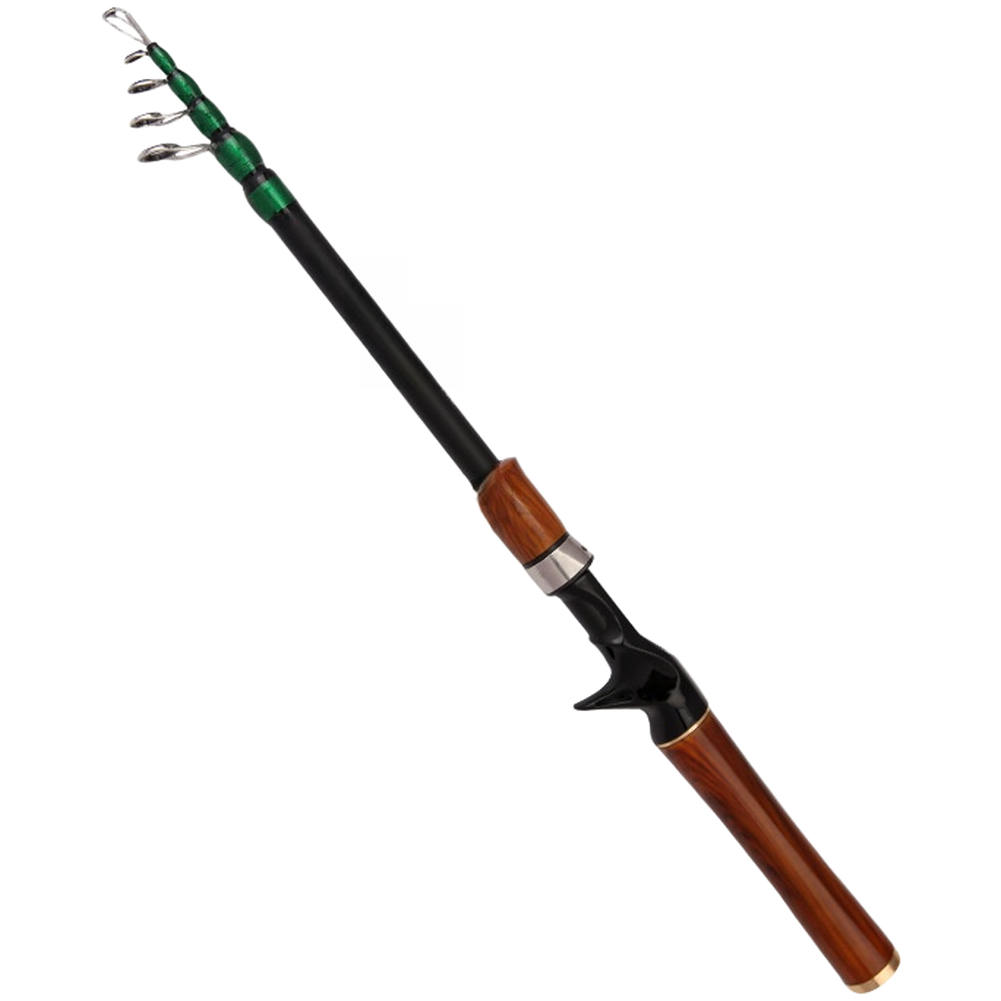 Carbon Fishing Rod 45cm Telescopic ML Action Lure Rod 1.5m 1.8m 2.1m 2.4m