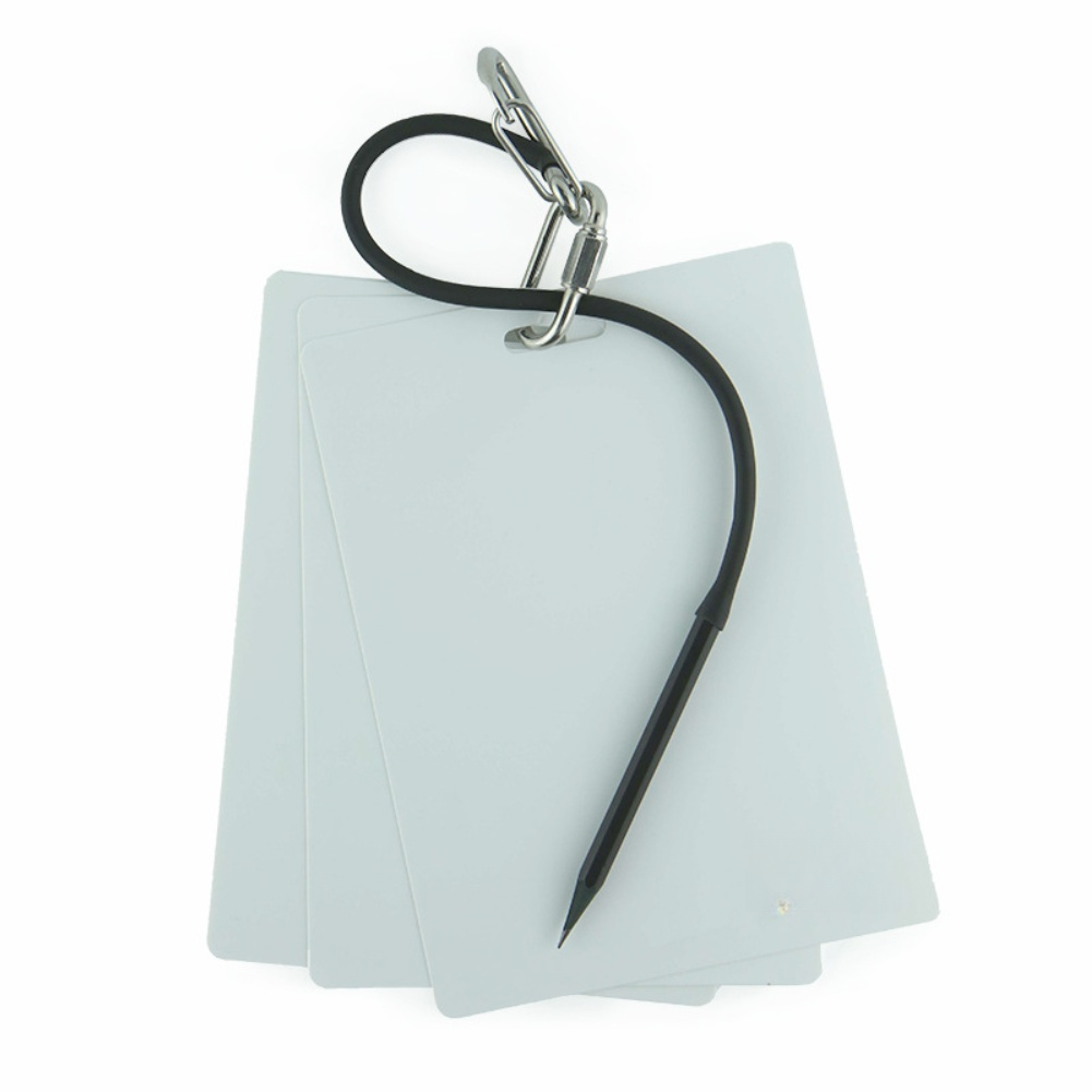 Underwater Writing Board 316 SS Diving Logbook with Multi Page Layout Design