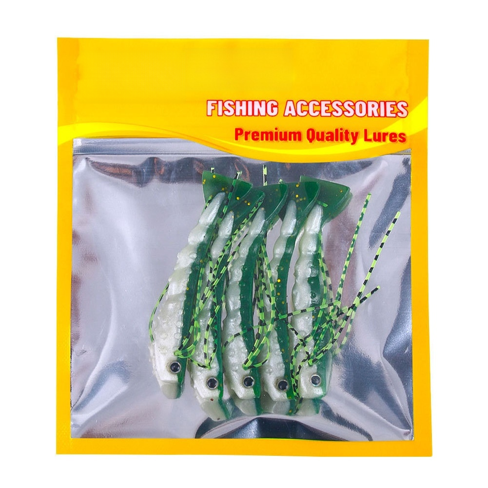5Pcs Lightweight Fishing Lures 2.6g for Long Cast Bass and For Barracuda