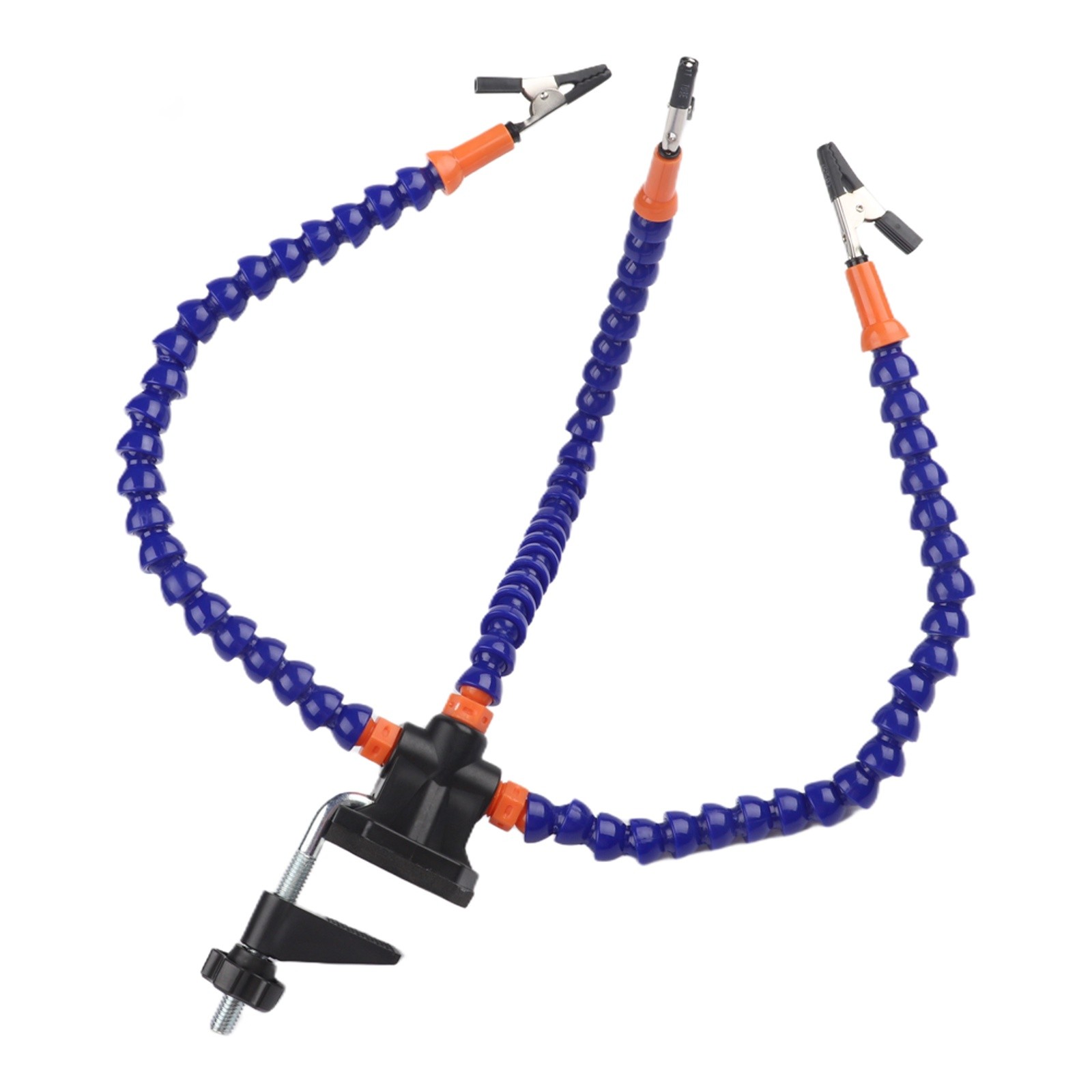 Illuminate Your Workstation Soldering Third Hand Tool + Flashlight (B)