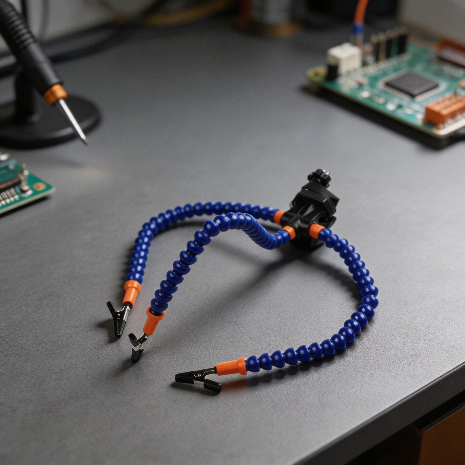 Practical Soldering Third Hand with Flexible Arms Efficient and Reliable