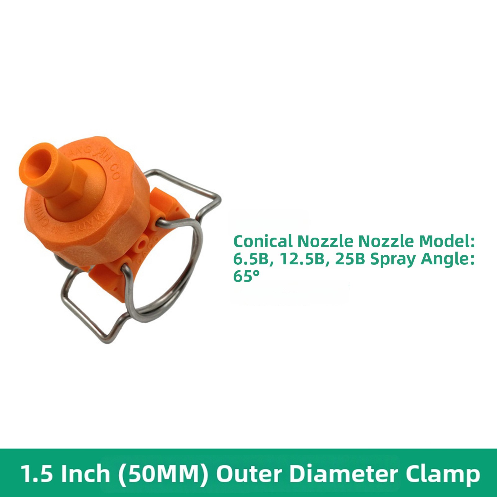 Full Cone Spray Nozzle Adjustable 360 Degree for Agricultural Irrigation