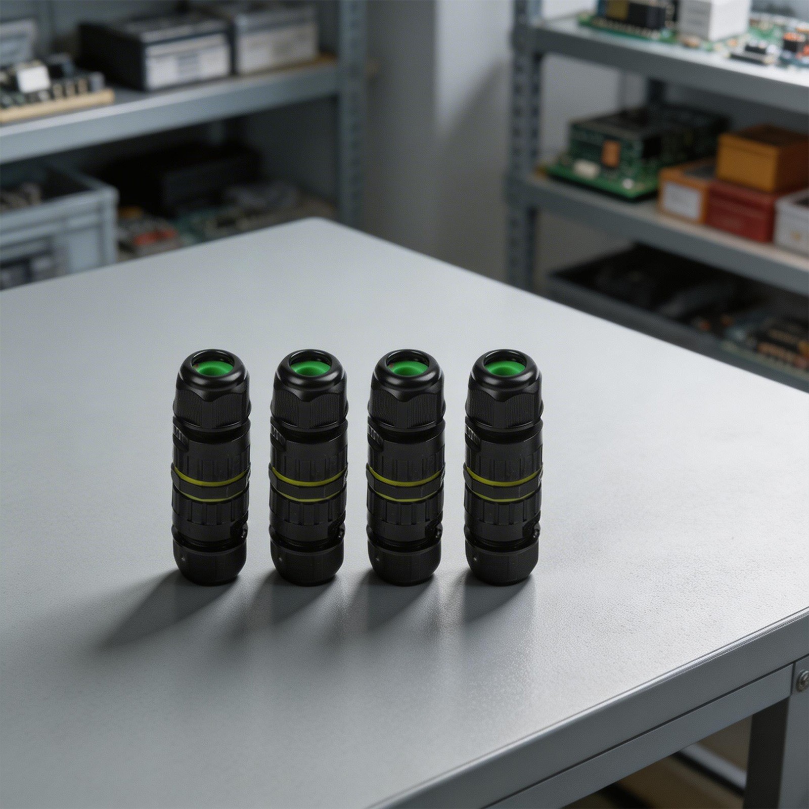 Compact IP68 Junction Box 3 Pin Waterproof Electrical Connector for Wiring