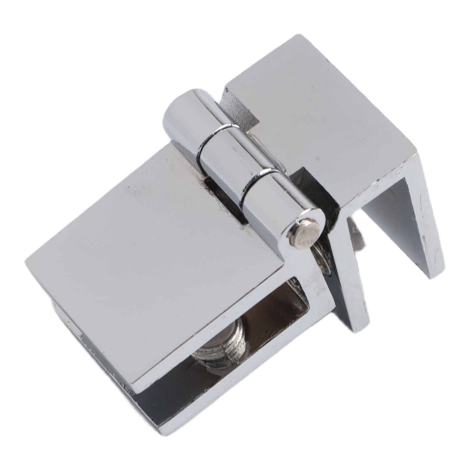 Shower Door Hinge Integrated Frameless Design Adjustable Rubber Gaskets