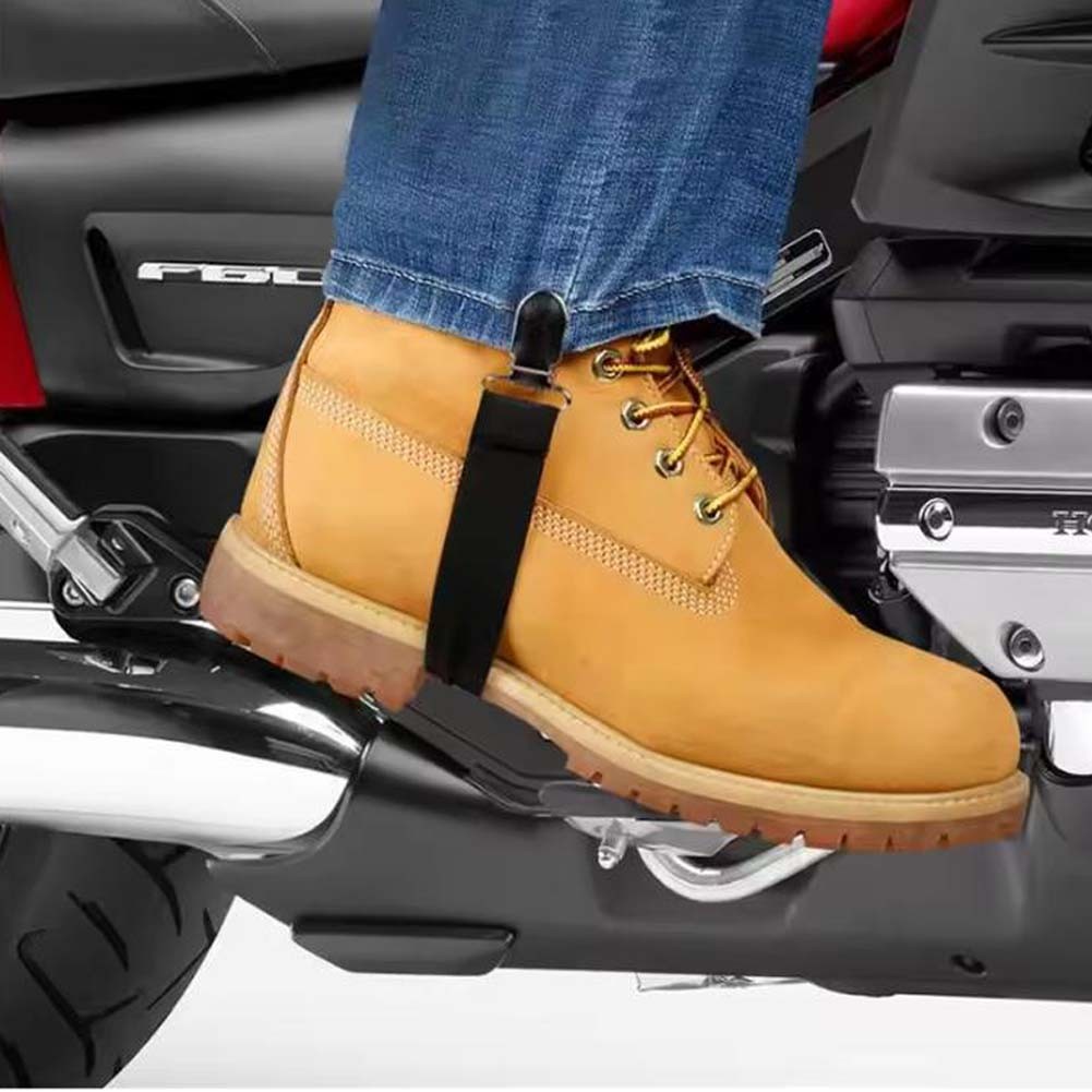 Elastic Boot Clips Pant Leg Straps Adjustable Elastic Strap Alloy Construction