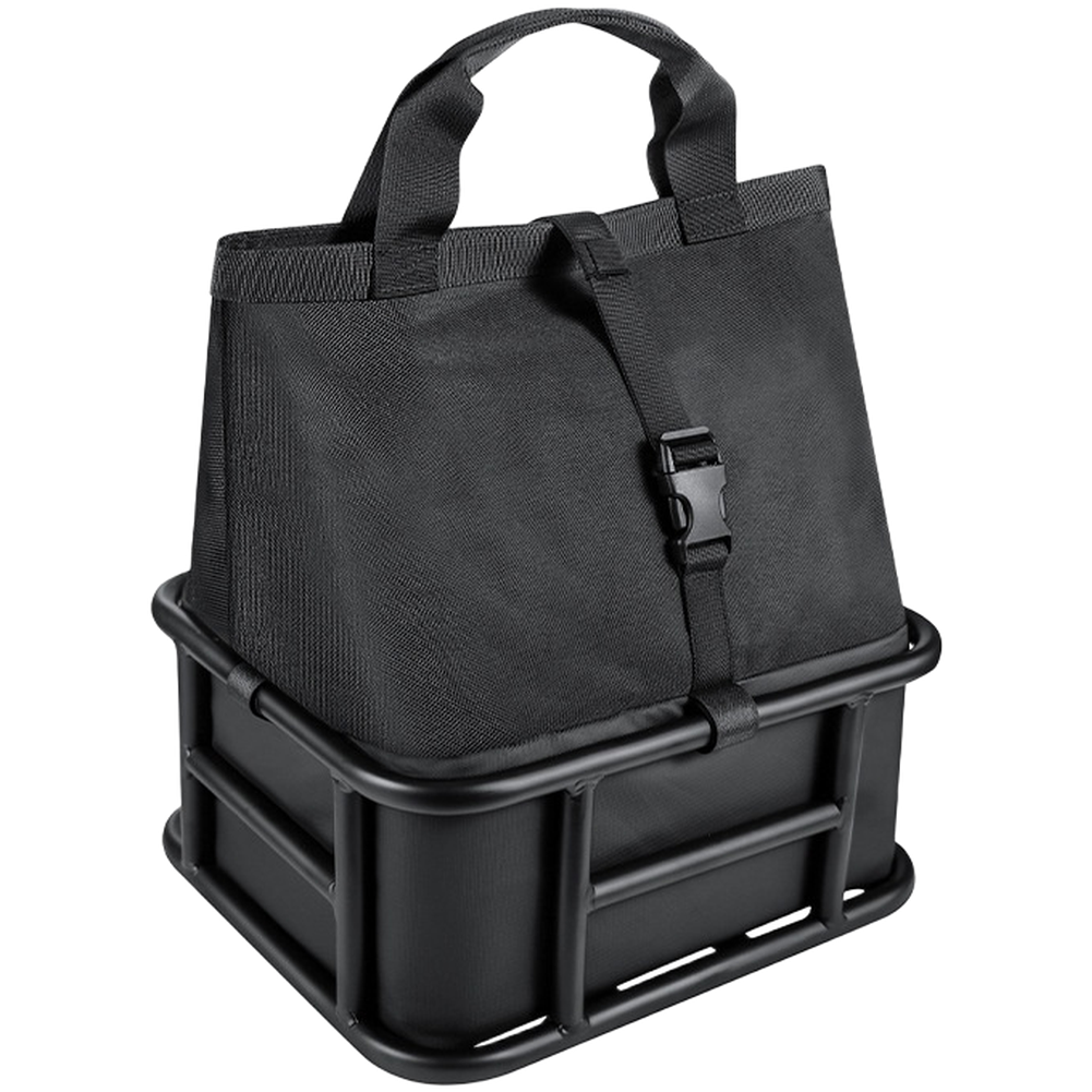 Front Rear Mount Bike Basket For Commuting Pearl Cotton Padding Polyester Fabric