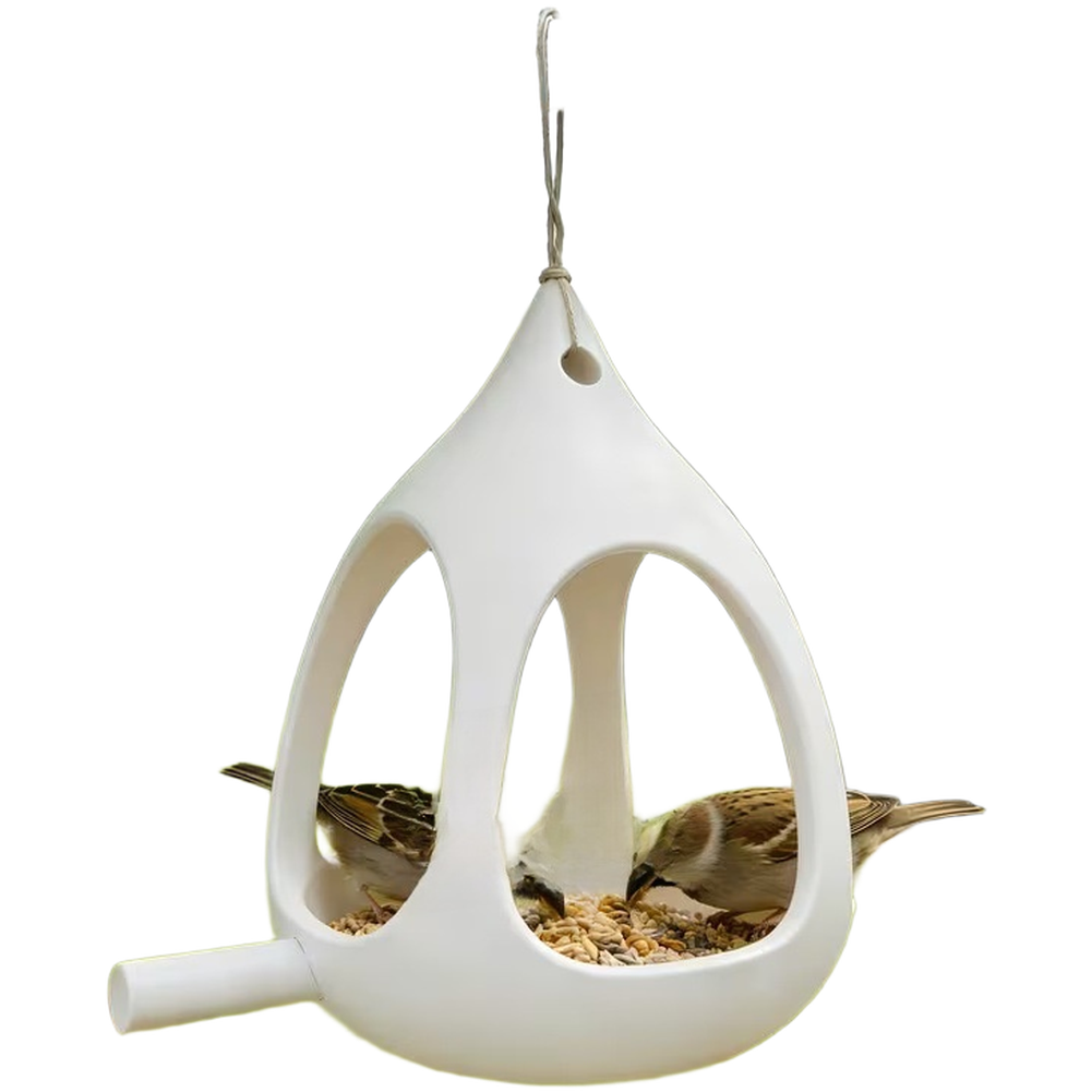 Hanging Bird Feeder Weather Resistant Easy Installation Minimalist Style