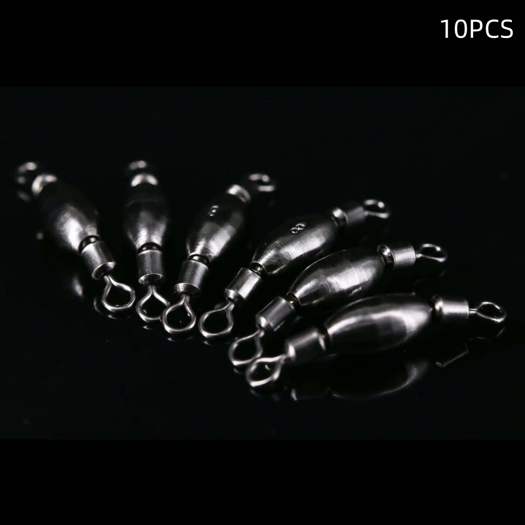 Fishing Copper 8-Character Ring Connectors 10PCS for Lure and Trolling