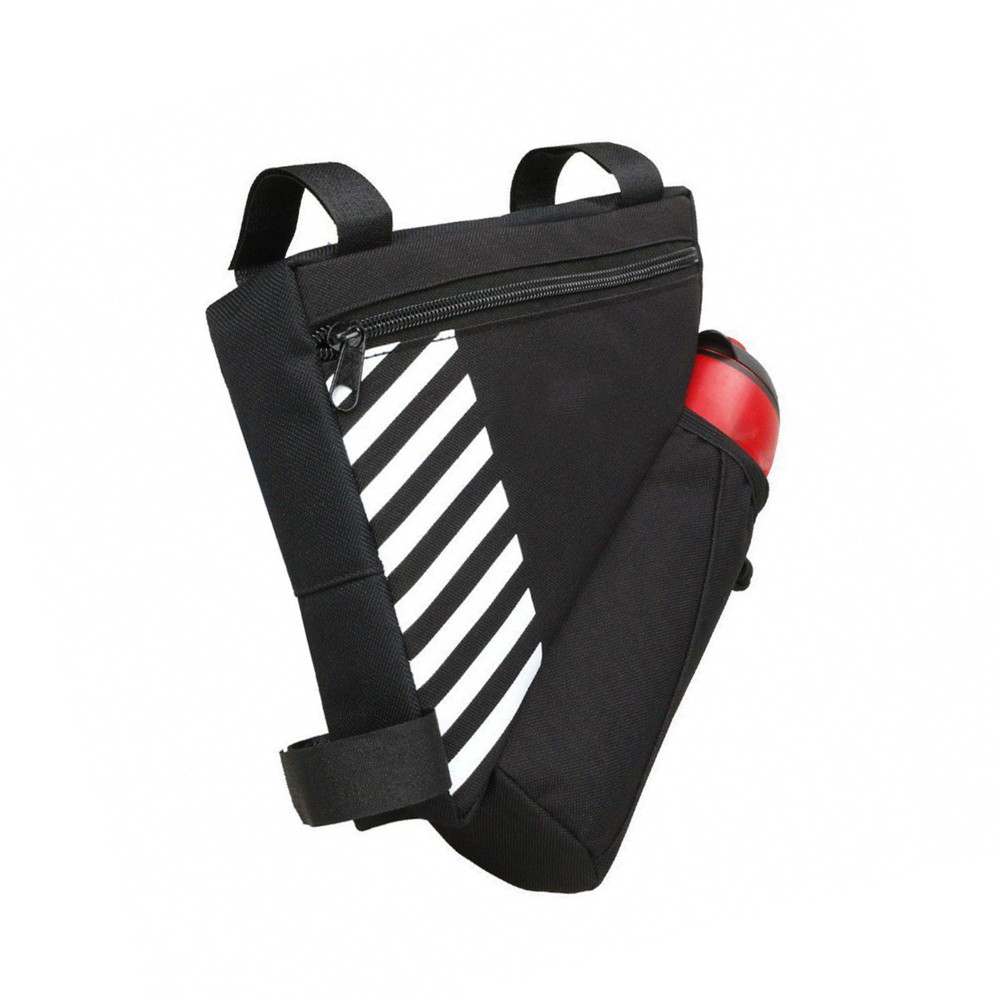 Triangular Bicycle Frame Bag Designed for Aerodynamic For Mountain Bike Use