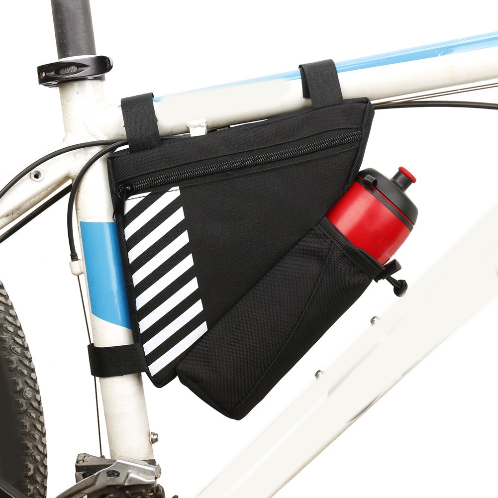 Triangular Bicycle Frame Bag Designed for Aerodynamic For Mountain Bike Use