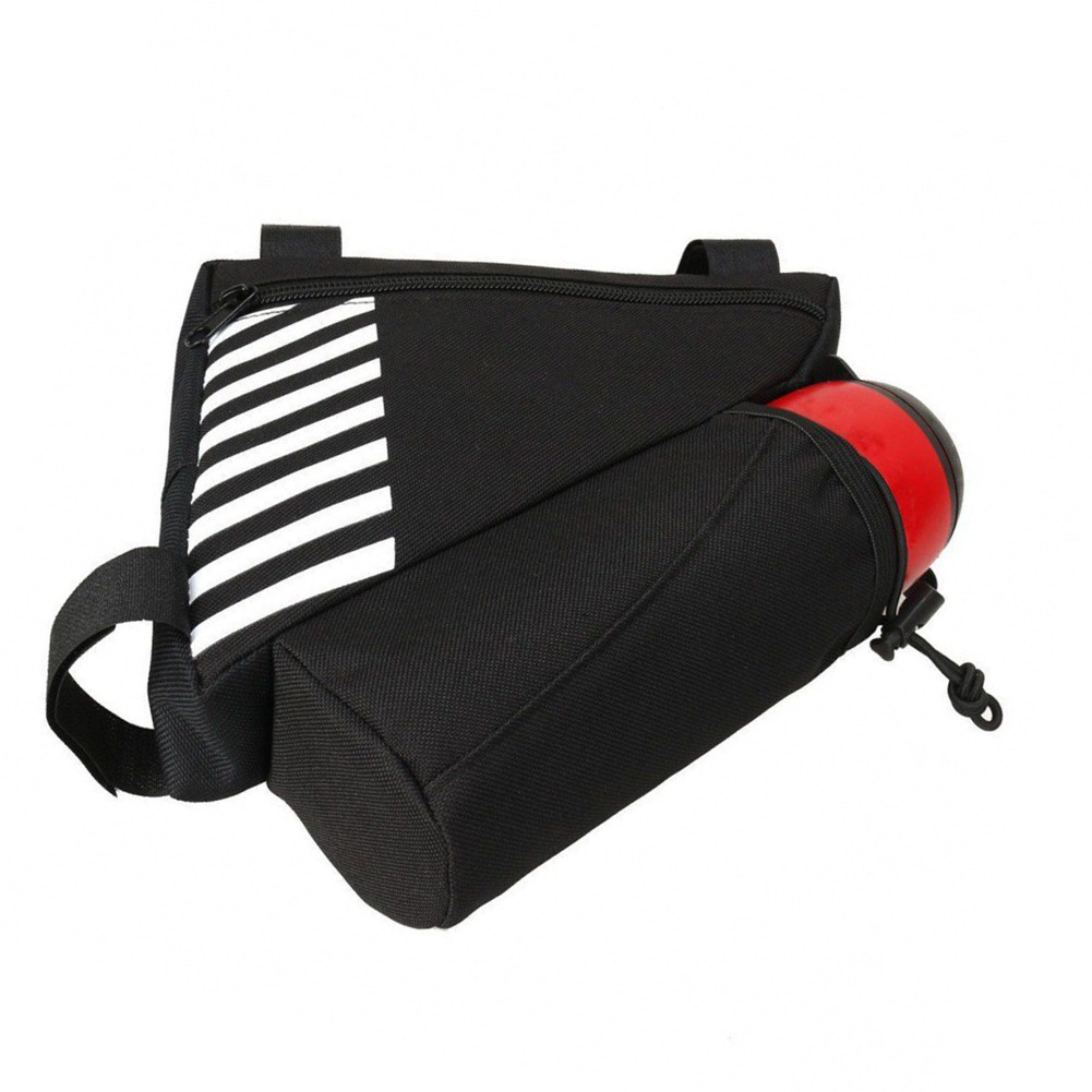 Triangular Bicycle Frame Bag Designed for Aerodynamic For Mountain Bike Use