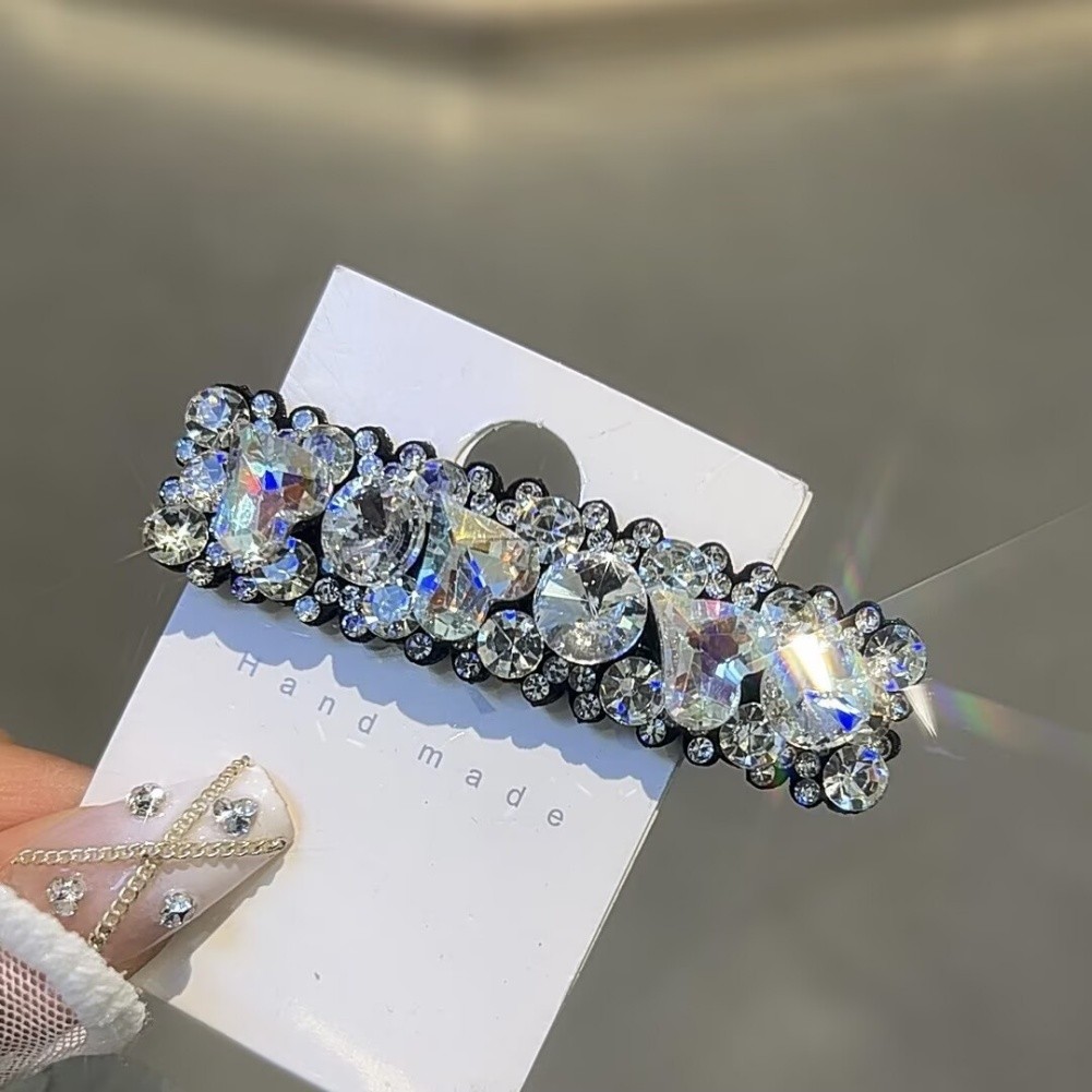 Stylish Rhinestone Hair Clips for Women for Securing Side Hair or Back Hair