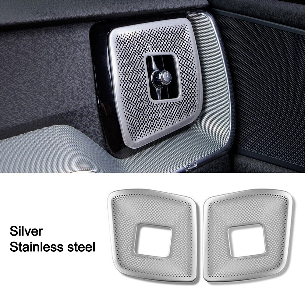 Stainless Steel Air Vent Dust Cover Set for Volvo For XC60 2018-2026 2pcs Trim