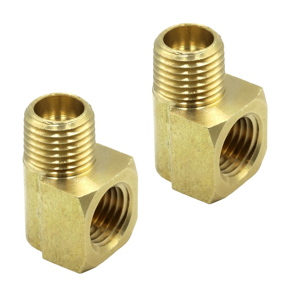Brass Elbow Solid Brass Construction 90° Flow Direction Precision Machined
