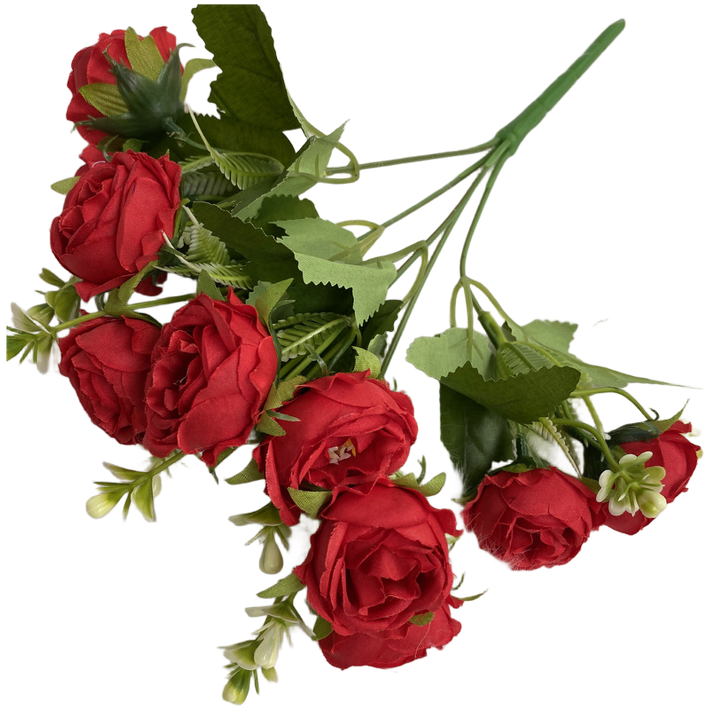 Faux Peony Flowers 31cm Tall Plastic Decor for Living Room Bedroom Shop