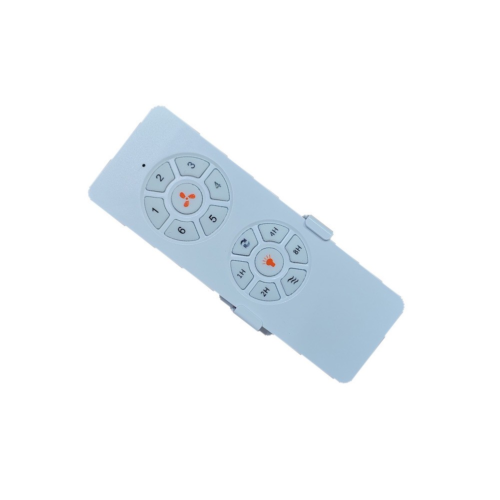 White Plastic Fan Light Remote Control for Inverter Ceiling Fans DJ SQ