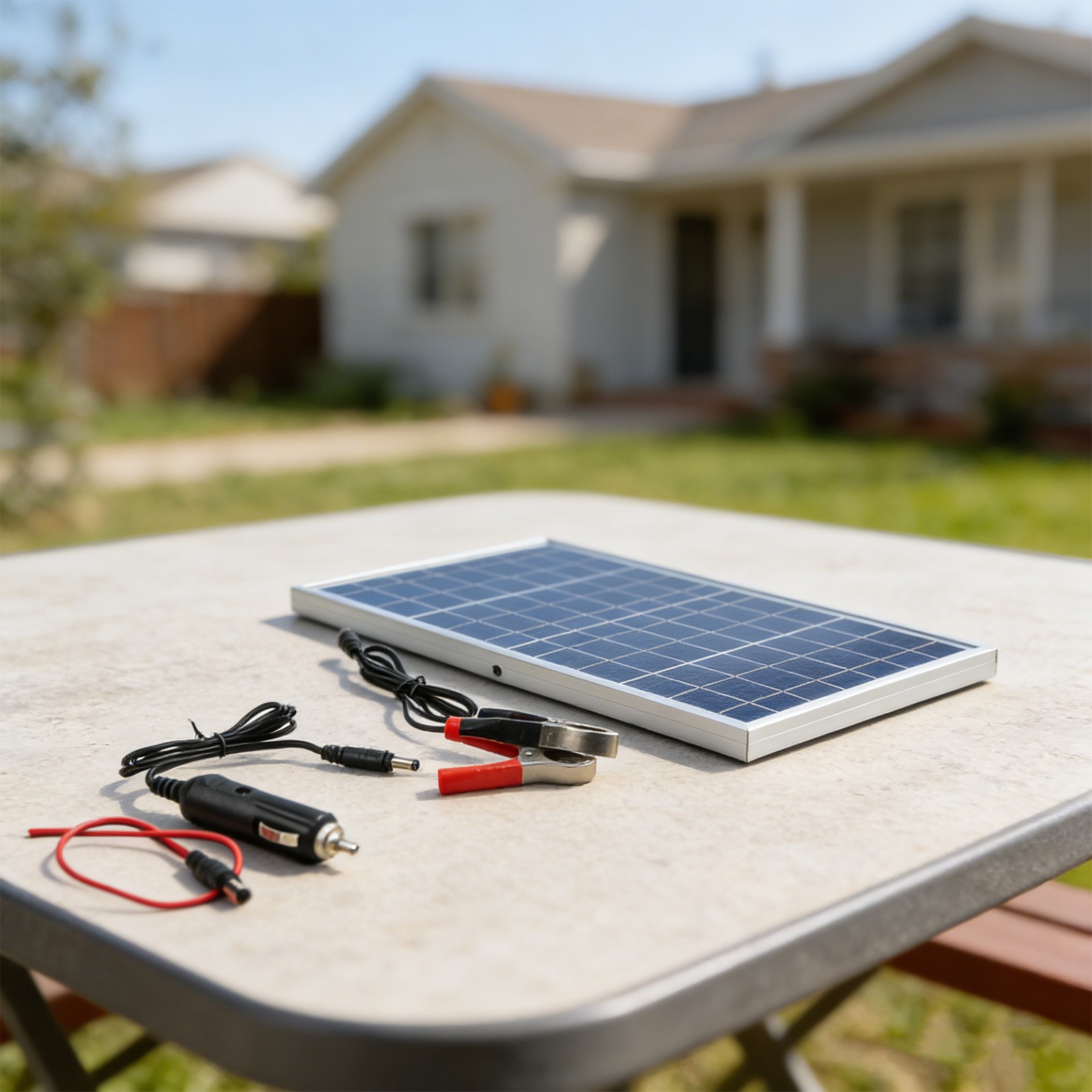 Monocrystalline Solar Panel Set with Clip 20W for Clean Energy