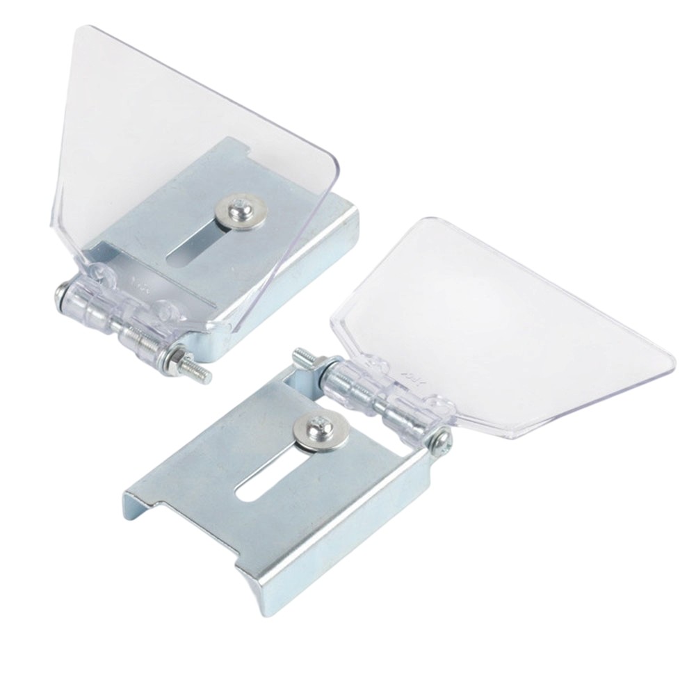 2pcs Grinder Safety Guards Stainless Steel and ABS for 50mm Wide Units