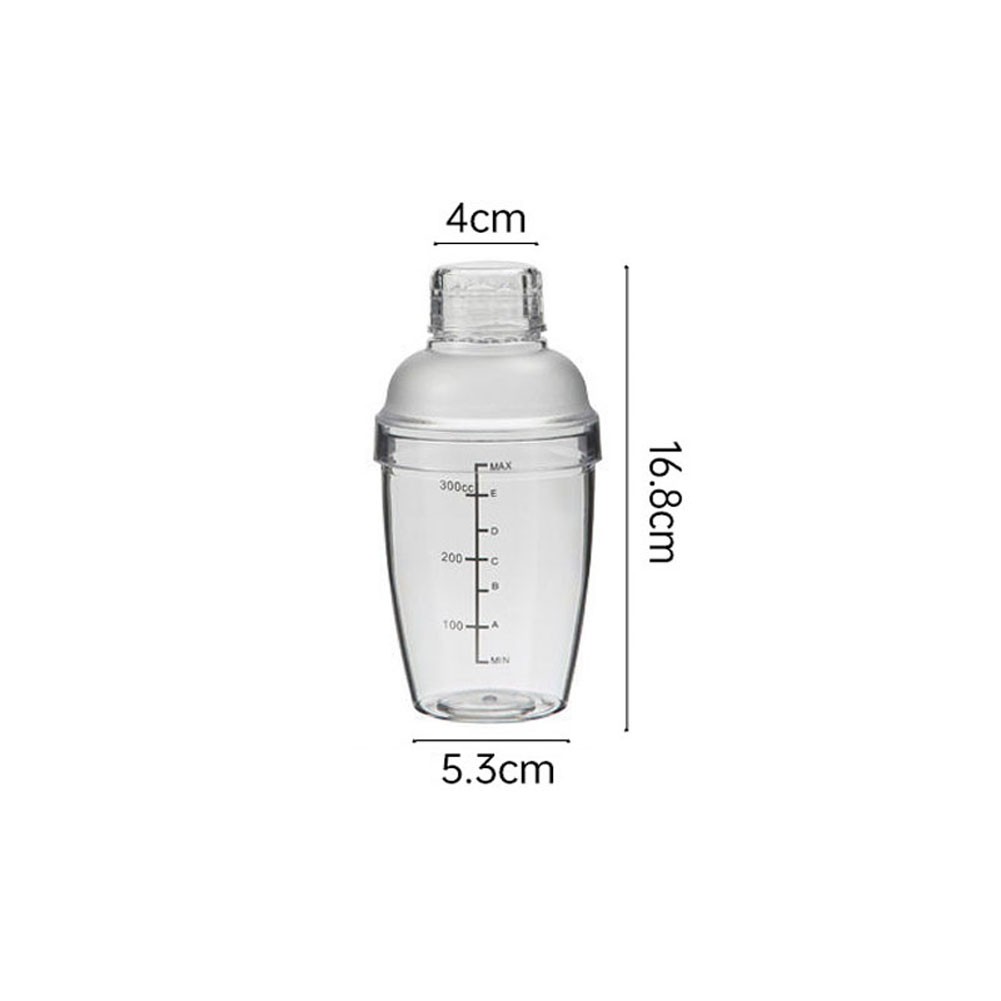 Shatter Resistant Plastic Shaker Cup for Bubble Tea Shops and Home Kitchens
