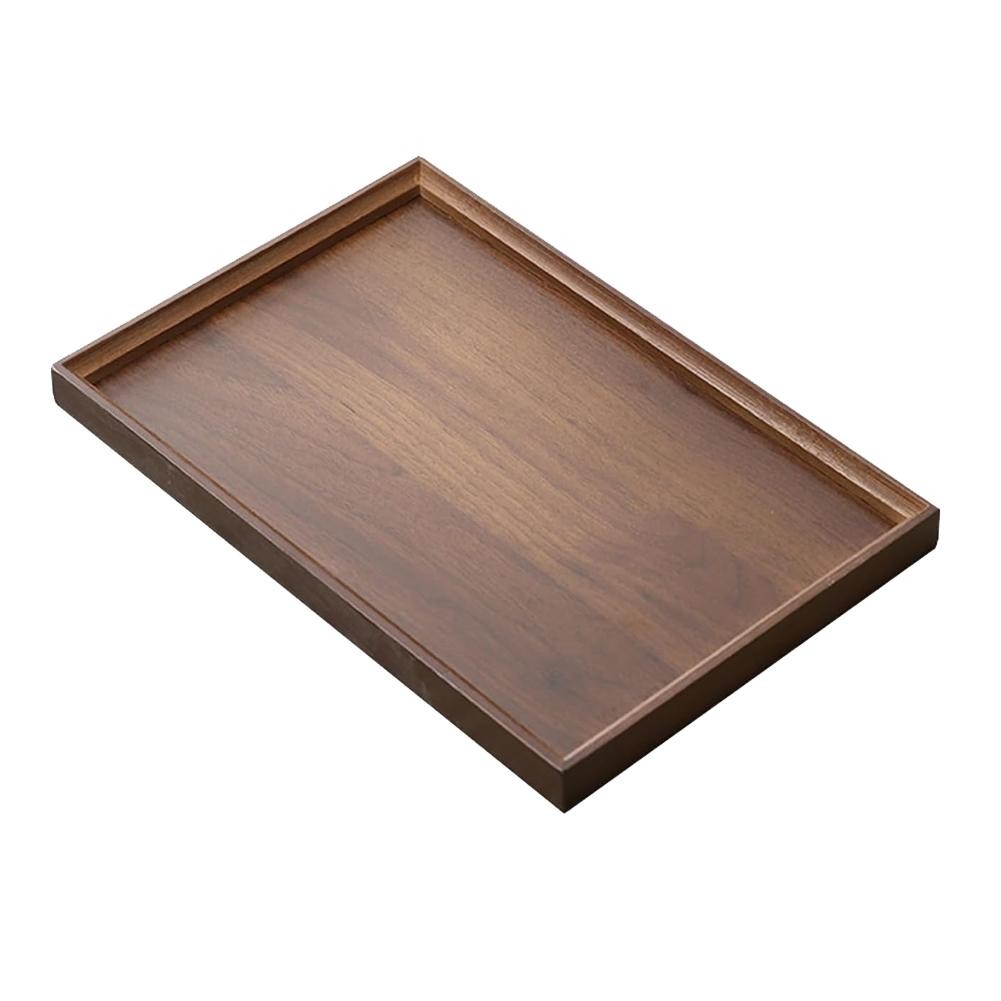 Brown Wood Serving Tray 23x14x4cm 28x19x4cm 33x22x4cm 37x26x4cm Natural Look