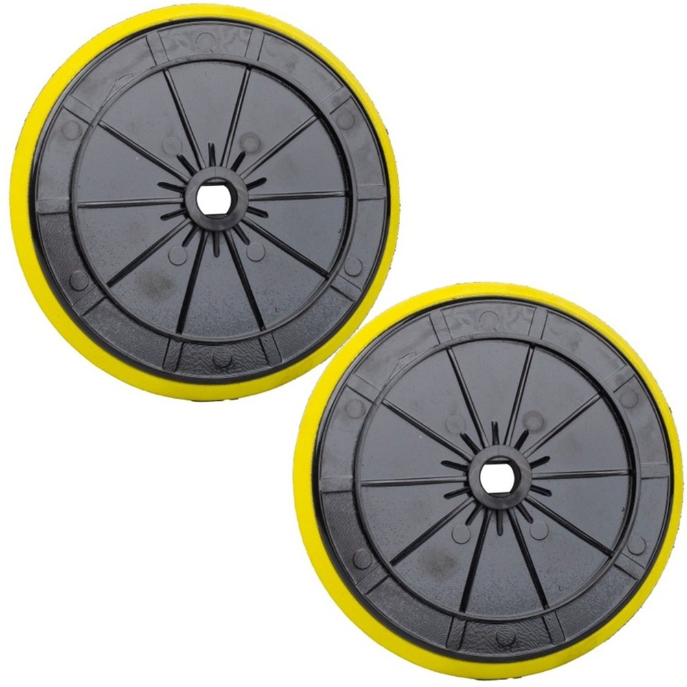 2 Pieces 6 Inch Buffer Pads Backing Discs for Cordless Polishing Tools