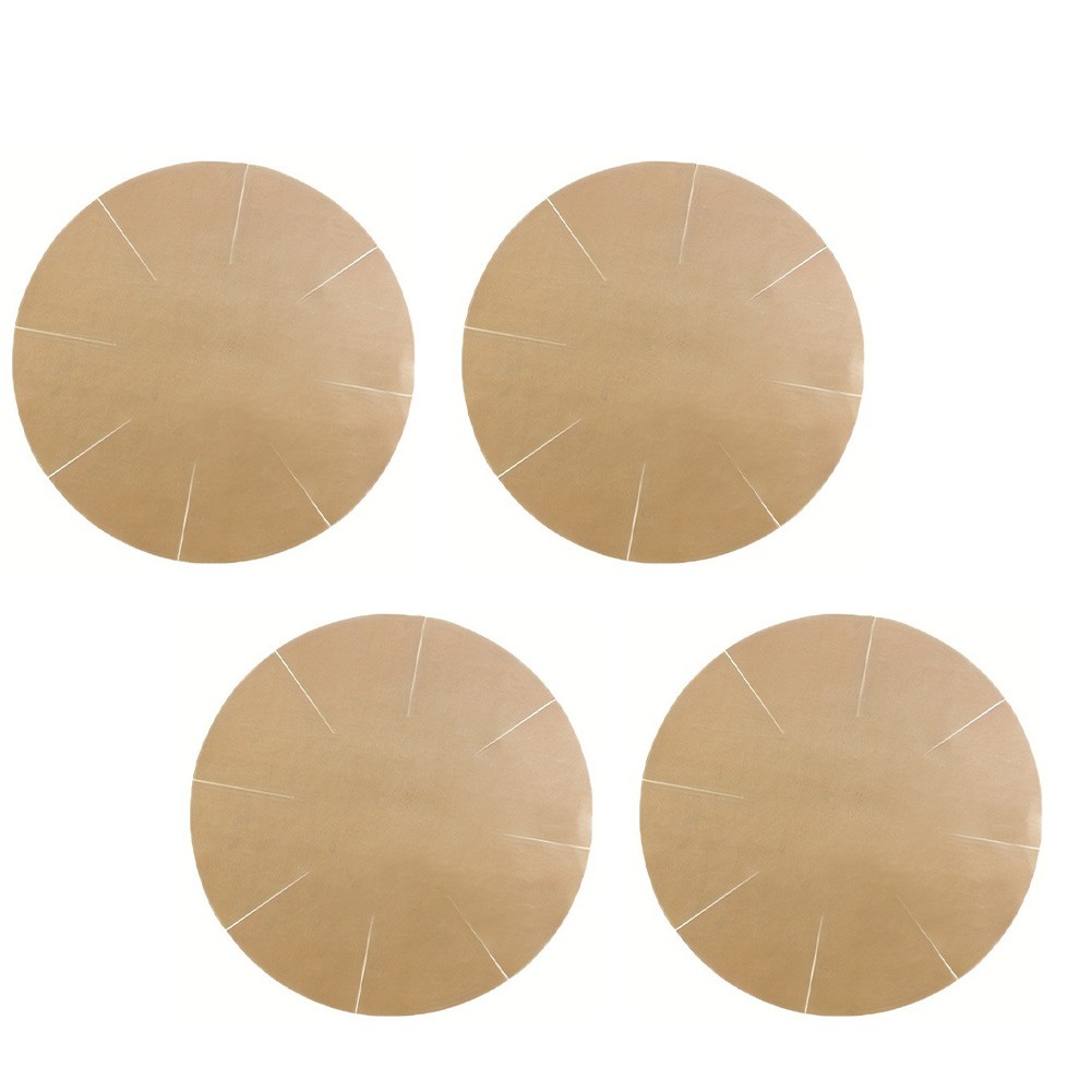 PTFE Reusable Round Baking Liners 4 Piece Set Non-Stick for Oven Baking