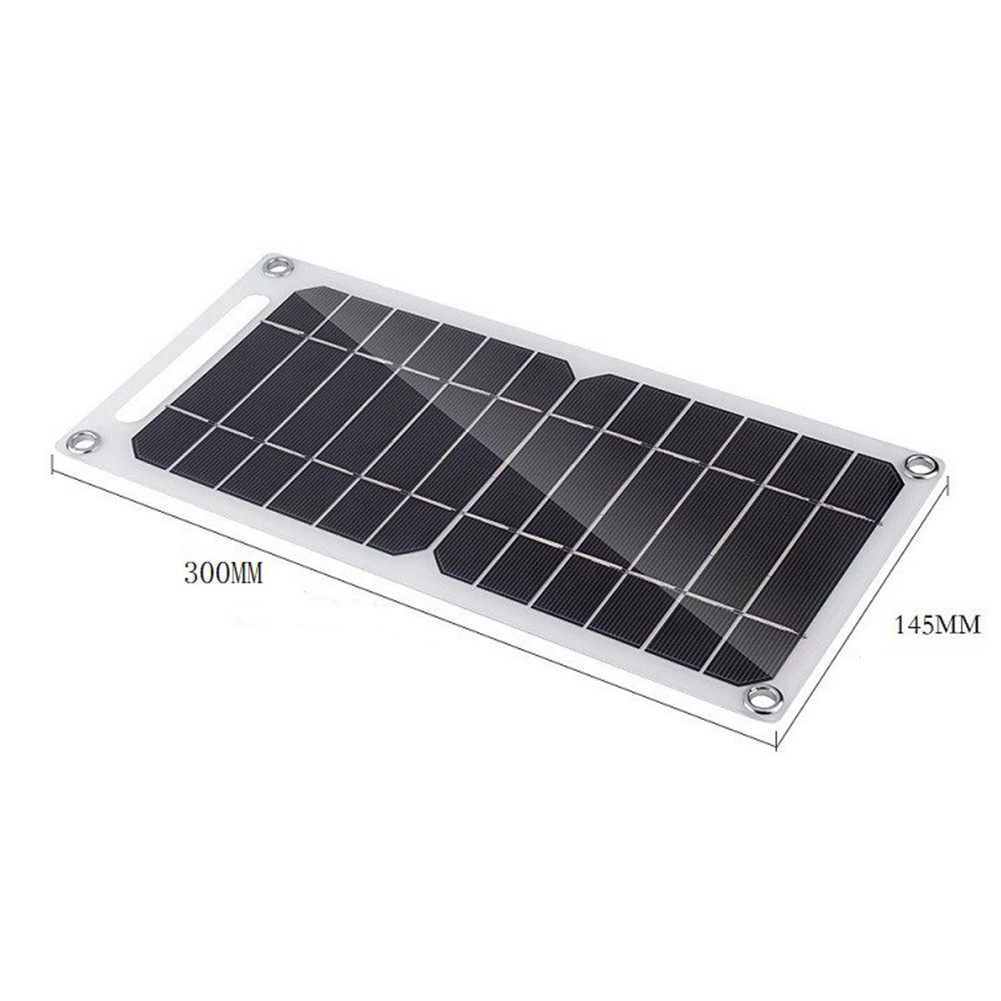 2W 6W 5V Portable Solar Charger Monocrystalline for Backpack USB Powered Use