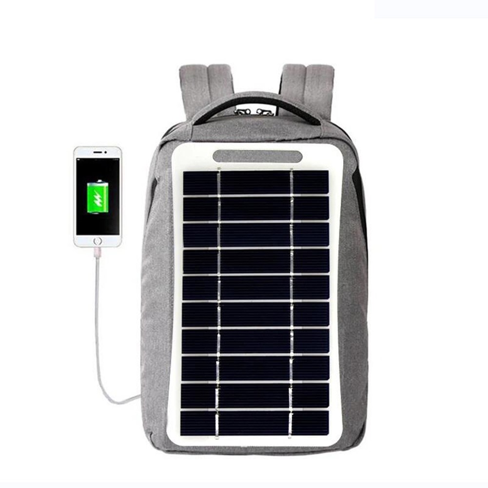 2W 6W 5V Portable Solar Panel Monocrystalline for Backpack USB Device Charging