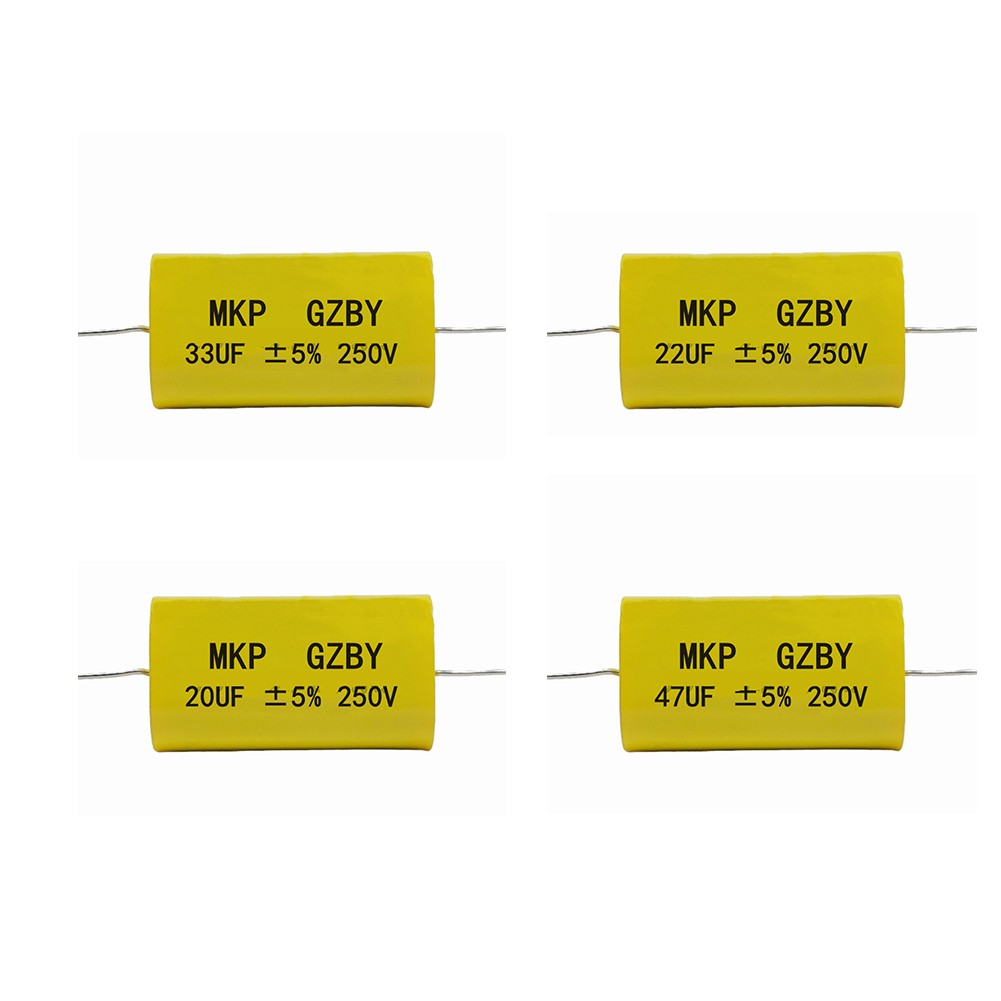 4pcs 33uF 250V MKP Polypropylene Capacitor for Audio Speaker Crossover