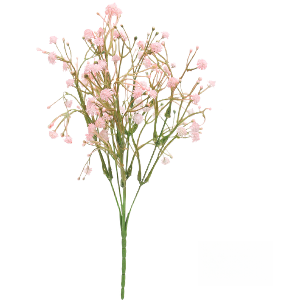 Soft Touch PVC Baby’s Breath Bouquet 34cm for Wedding Reception Decor Use