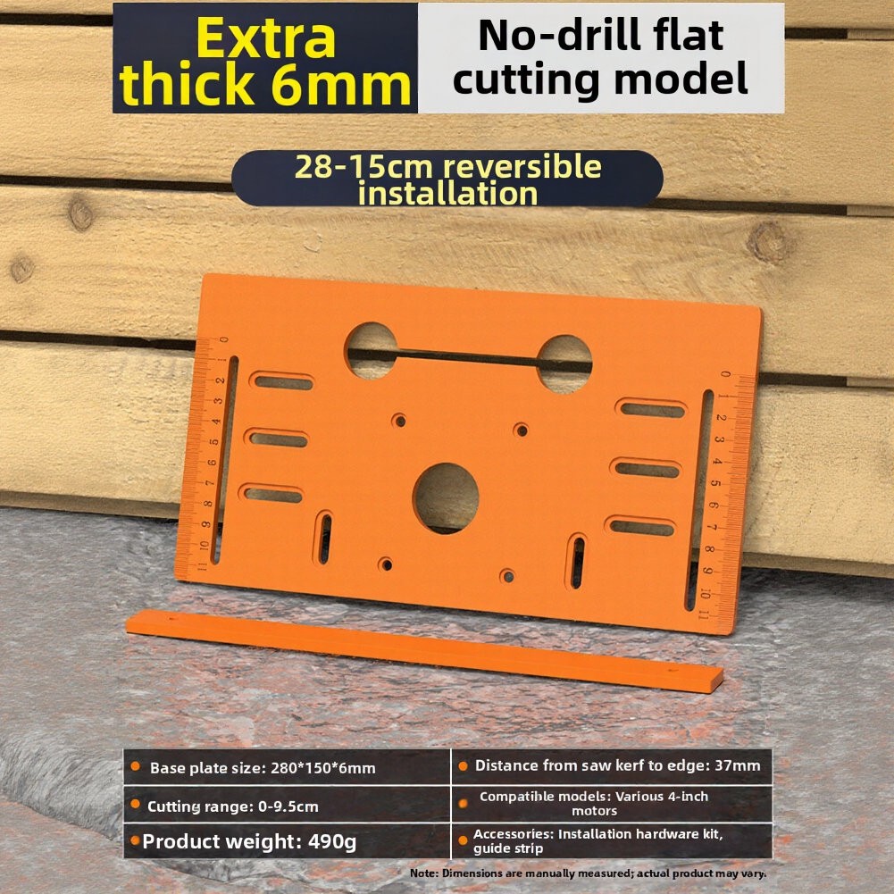 28×15 cm 28×20 cm 28×25 cm Base Plate for 4 Inch Angle Grinder and Saw Use