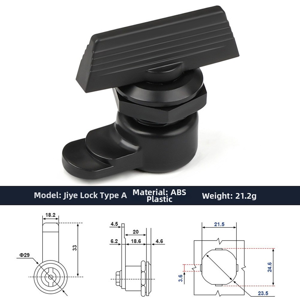 Rotary Lock for Base Boxes Network Cabinets and Industrial Electrical Panels