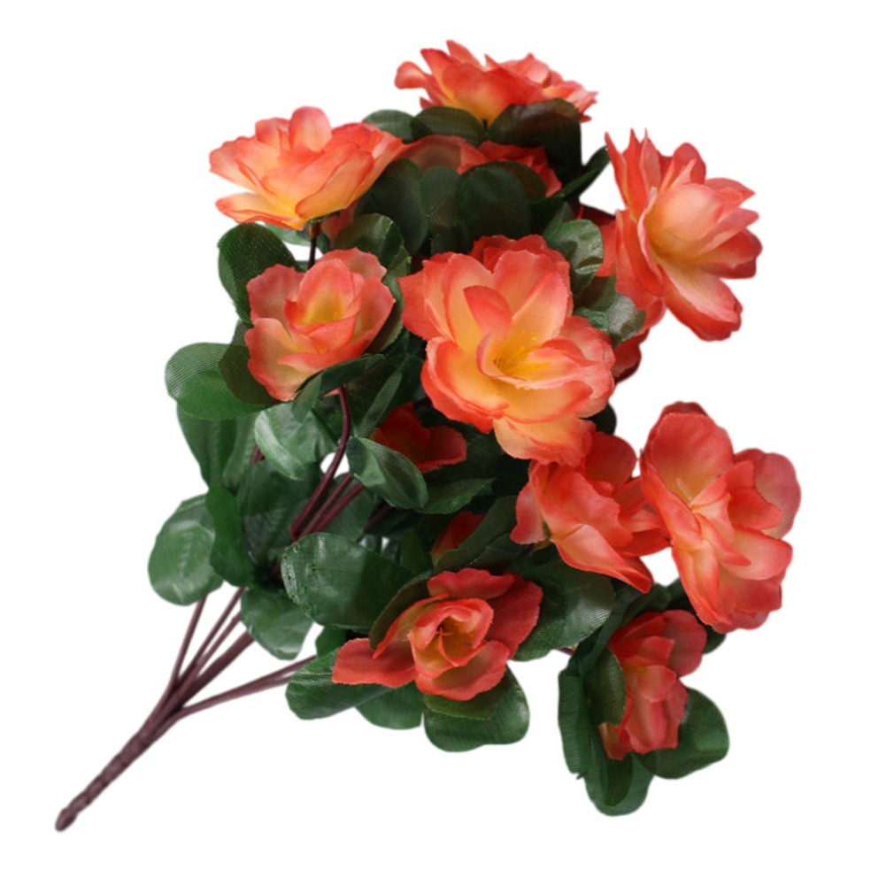 Silk Azalea Bouquet for Living Room Dining Room Table Wall Garden Arrangement