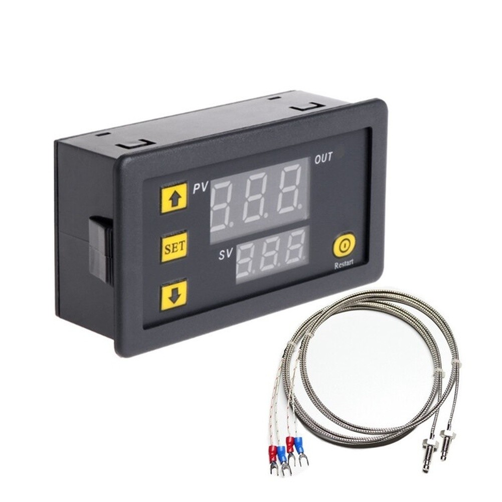 Temp Controller K-Type Thermocouple 0.1°C Accuracy 5V/12V/24V/220V Compatible