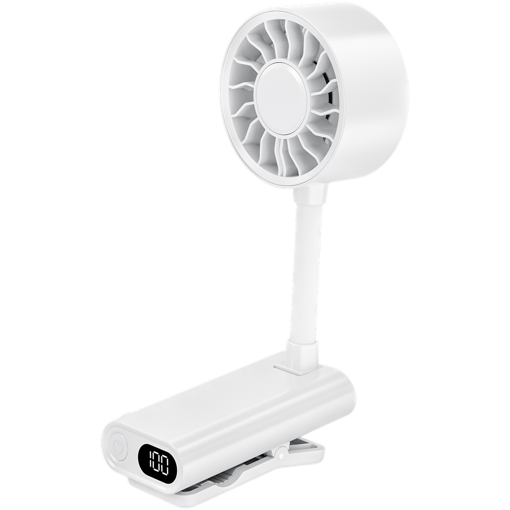 360 Degree Rotatable Hose Fan with Digital Display and 6 Speed Control